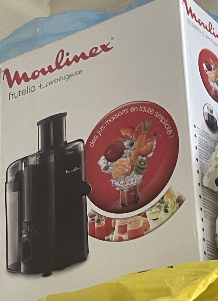 Centrifugeuse Moulinex dans son emballage, comme neuf