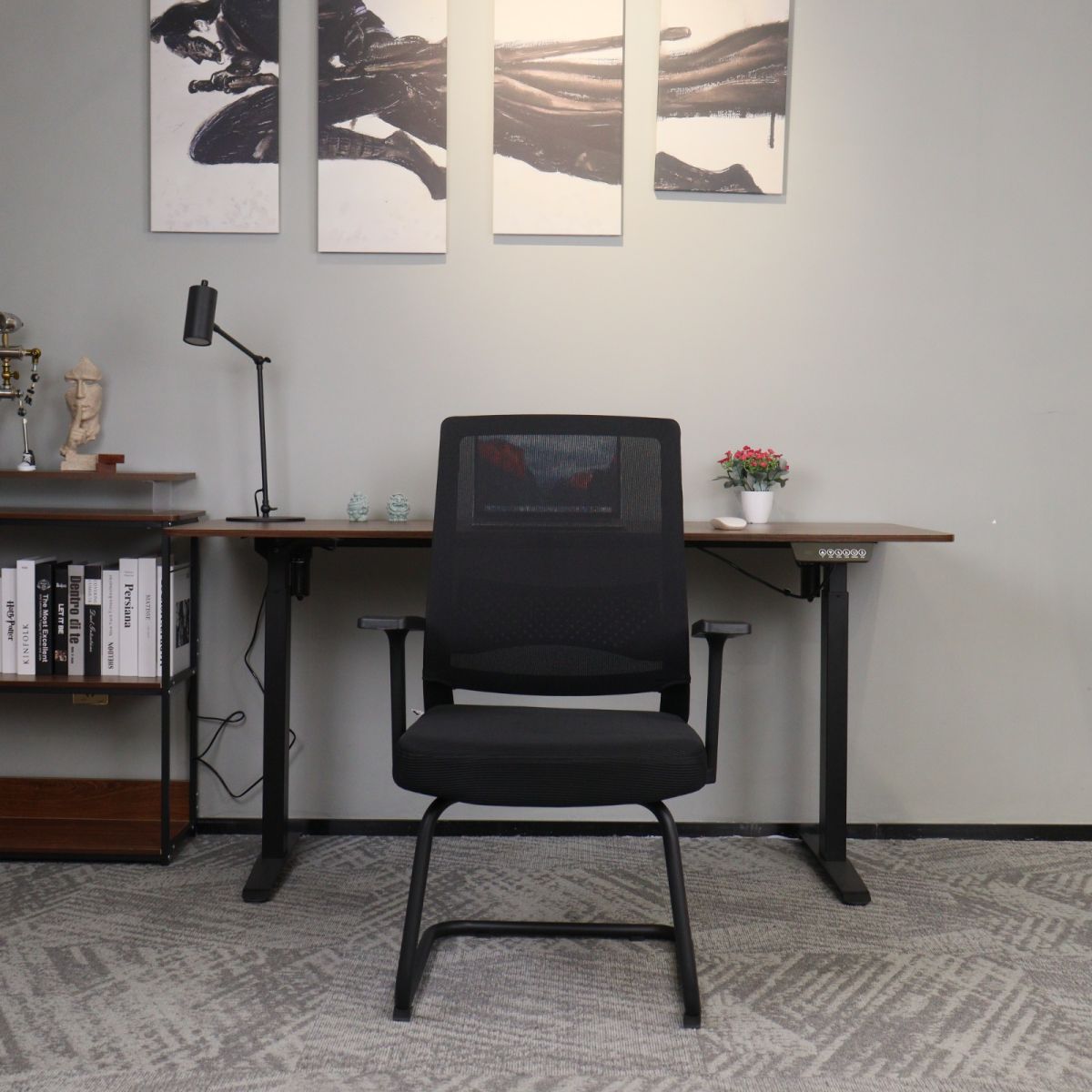 Chaise avec dossier en maille respirante - Élégante et confortable