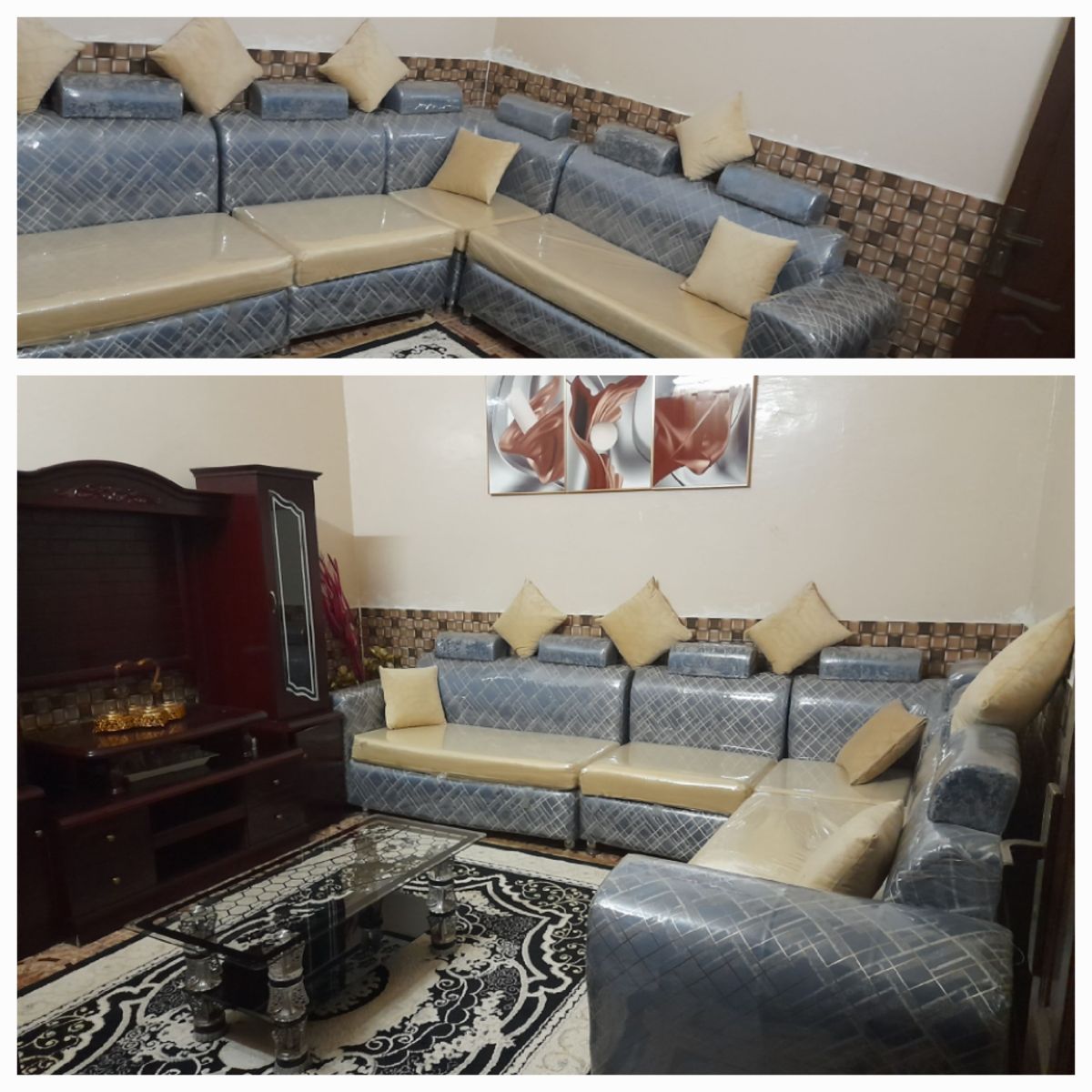 Salon d\'occasion complet, design moderne