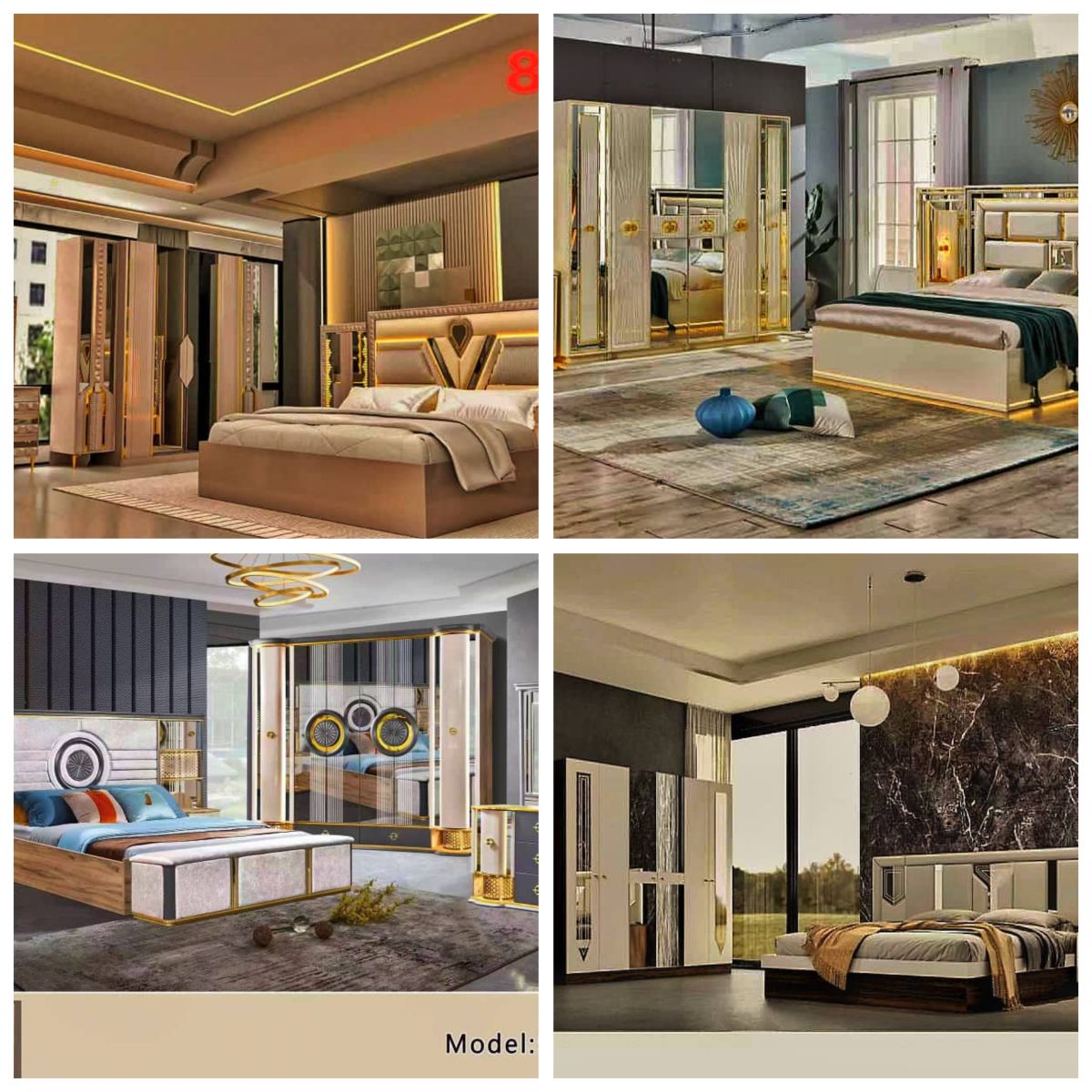 Chambres à coucher neuves importées de Chine