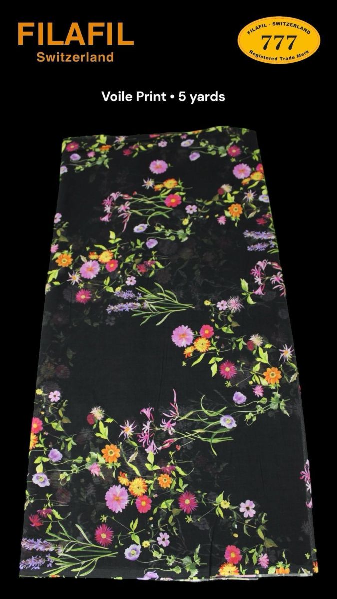 Boubous made in Switzerland - motifs floraux multicolores