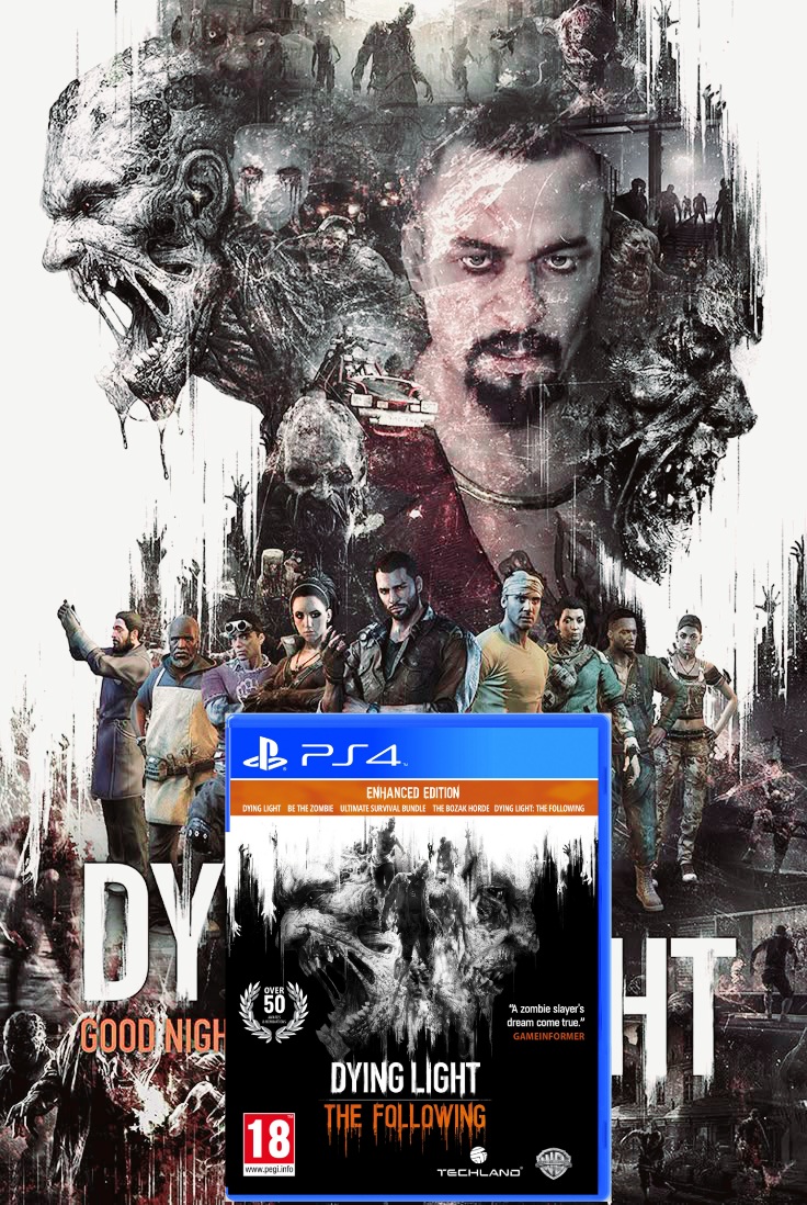 Jeu de zombie Dying Light 1, avec boite, négociable