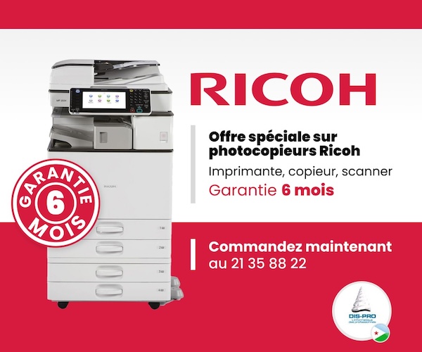 Offre spéciale Photocopieurs Ricoh multifonction, 30 ppm – DIS-PRO
