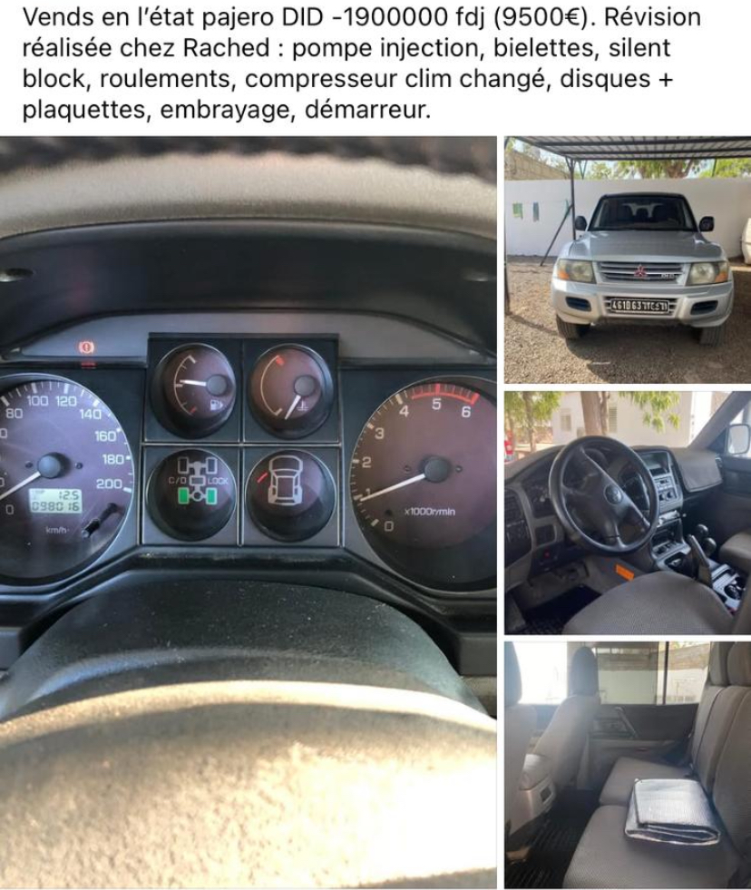 Mitsubishi Pajero DI-D 5P, boîte manuelle, très bon état