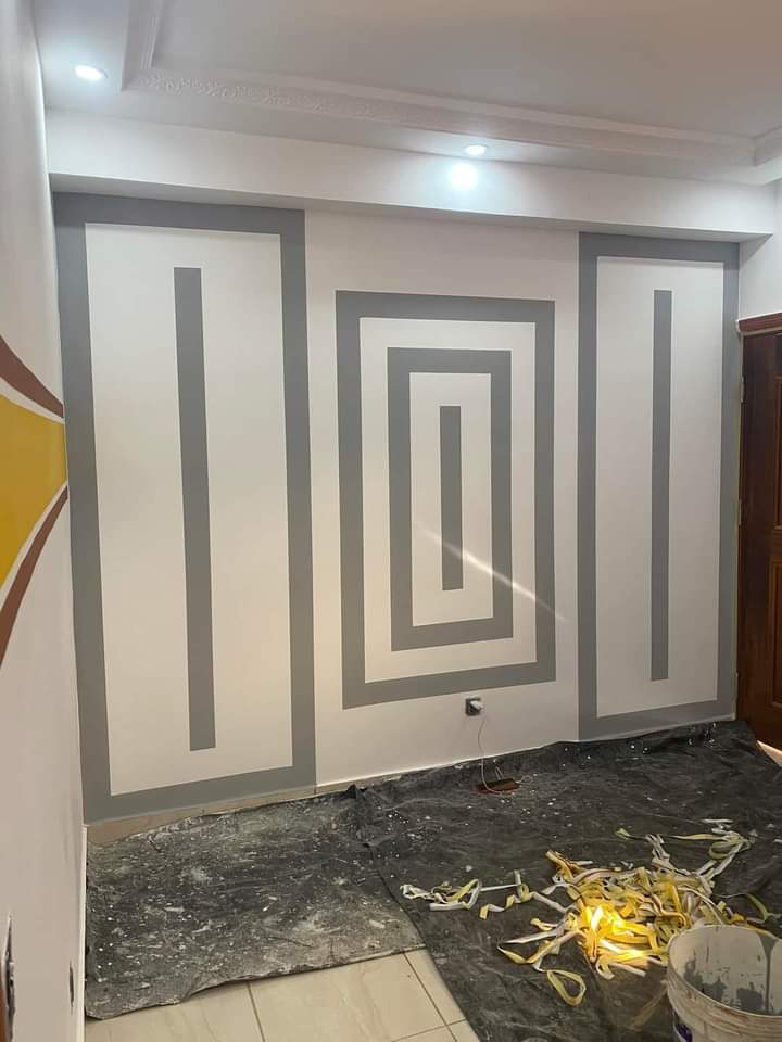 Peinture et masticage de qualité par un professionnel malien