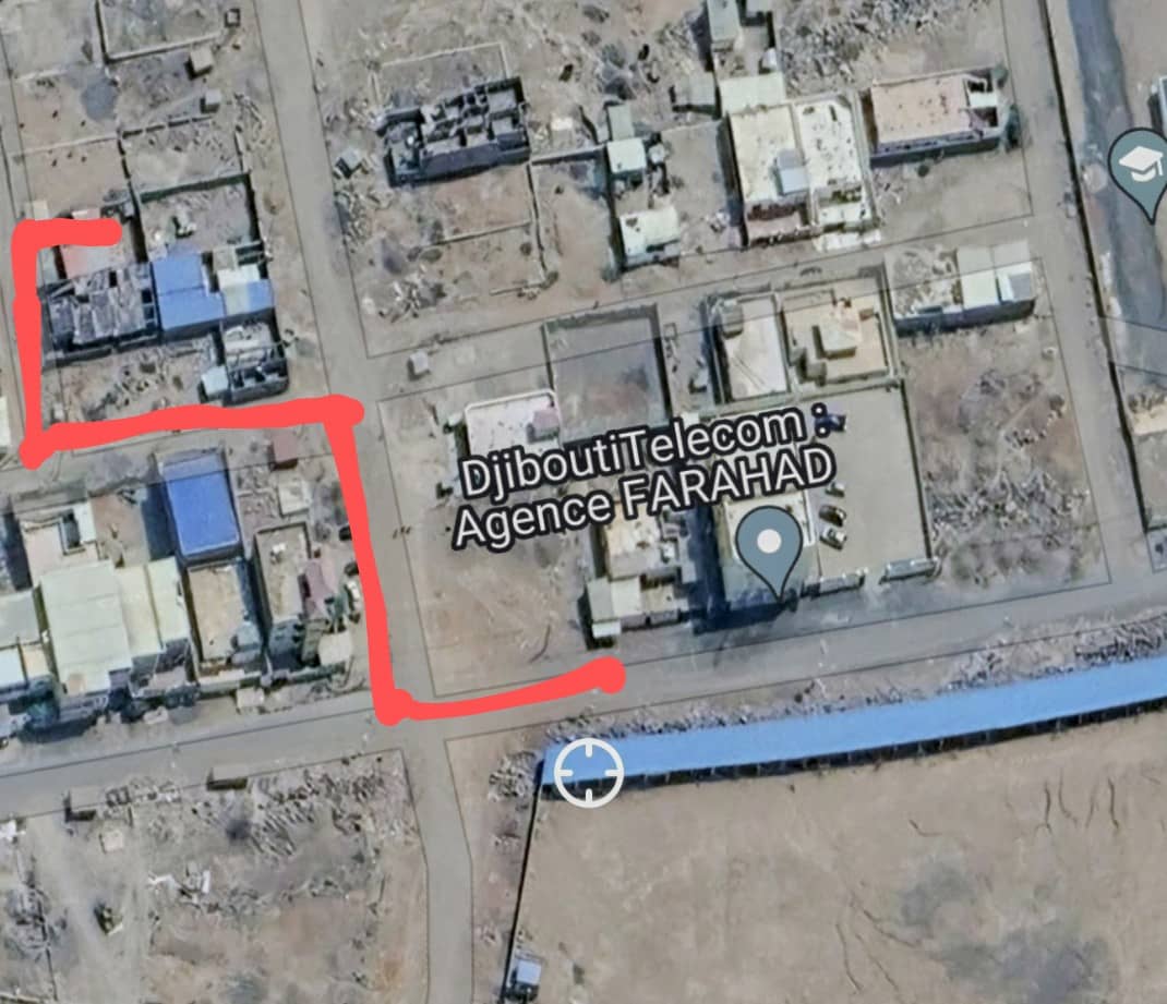 Parcelle de terrain à vendre de 250m2 à Hodan2 avec titre foncier