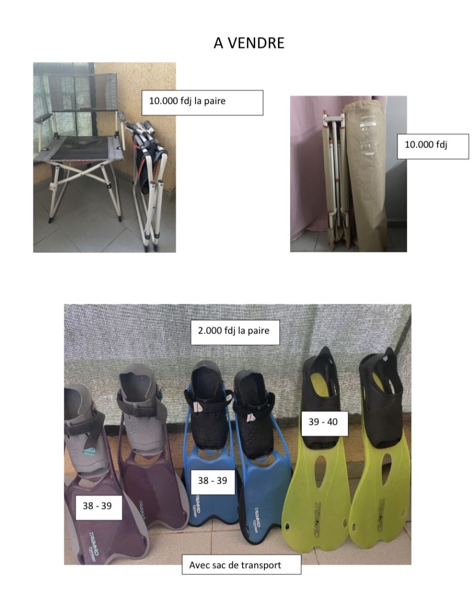 Matériel de camping pour activités nautiques