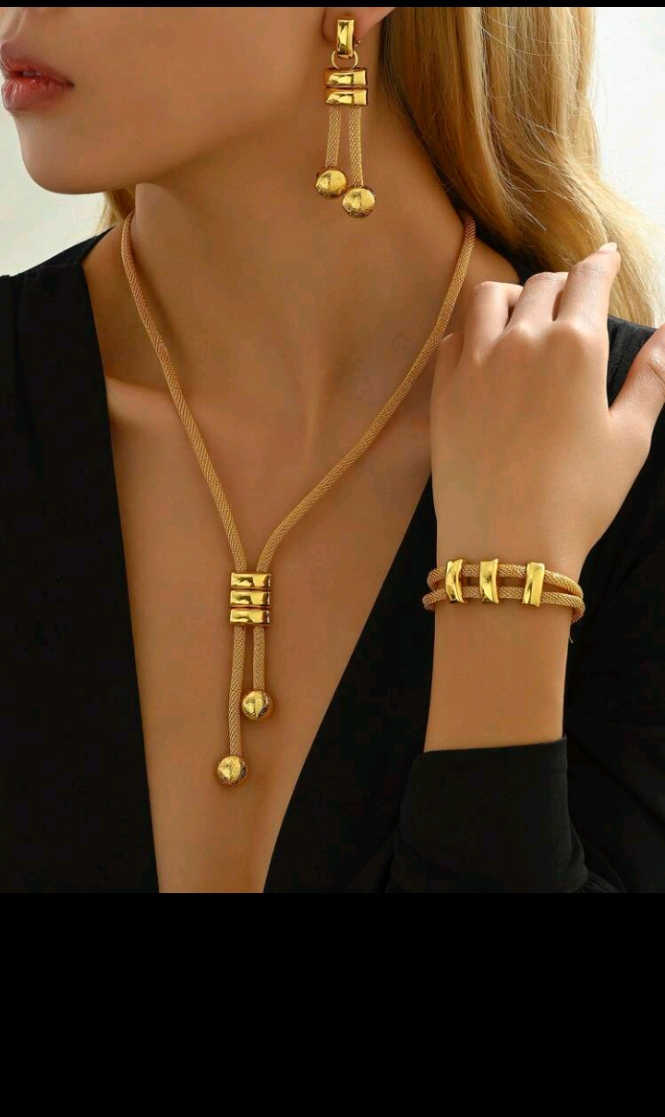 Bijoux en acier inoxydable plaqué or