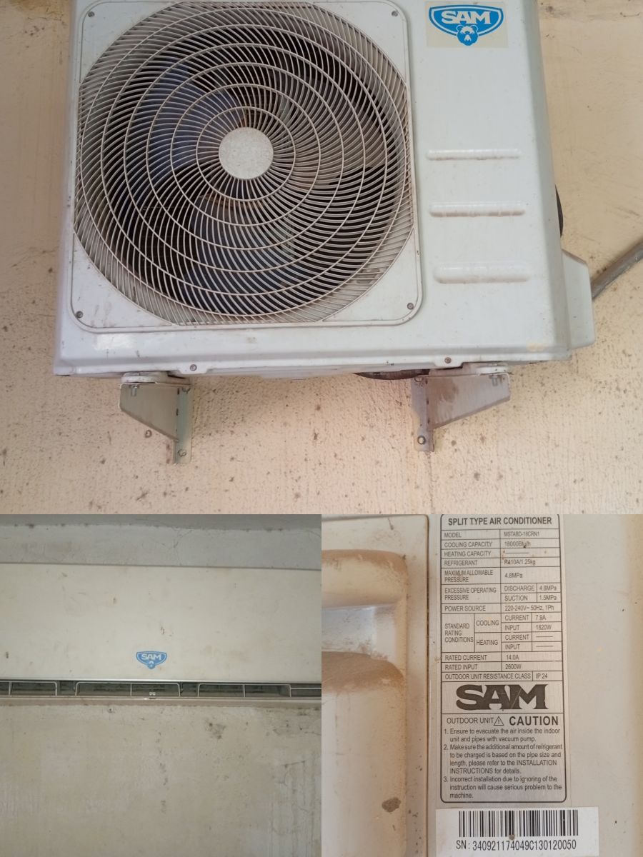 Climatiseur SAM modèle mstabd-18crn1 en bon état