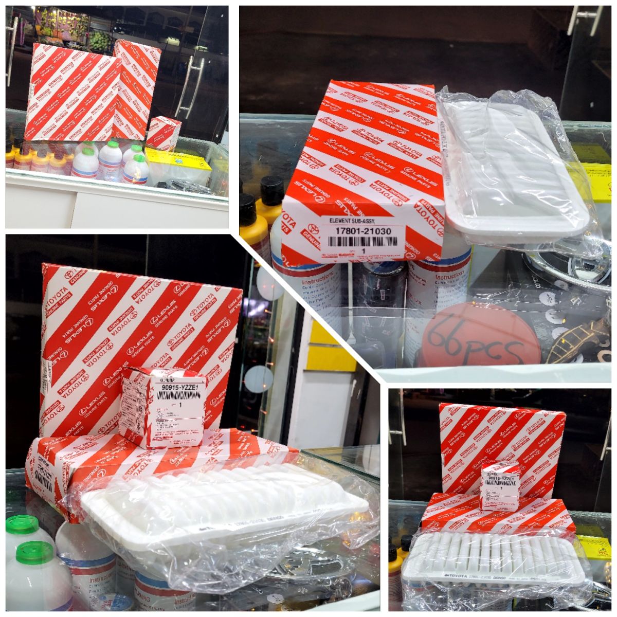 Filtres Toyota en gros modèles Hilux, Prado, hardtop, Probox