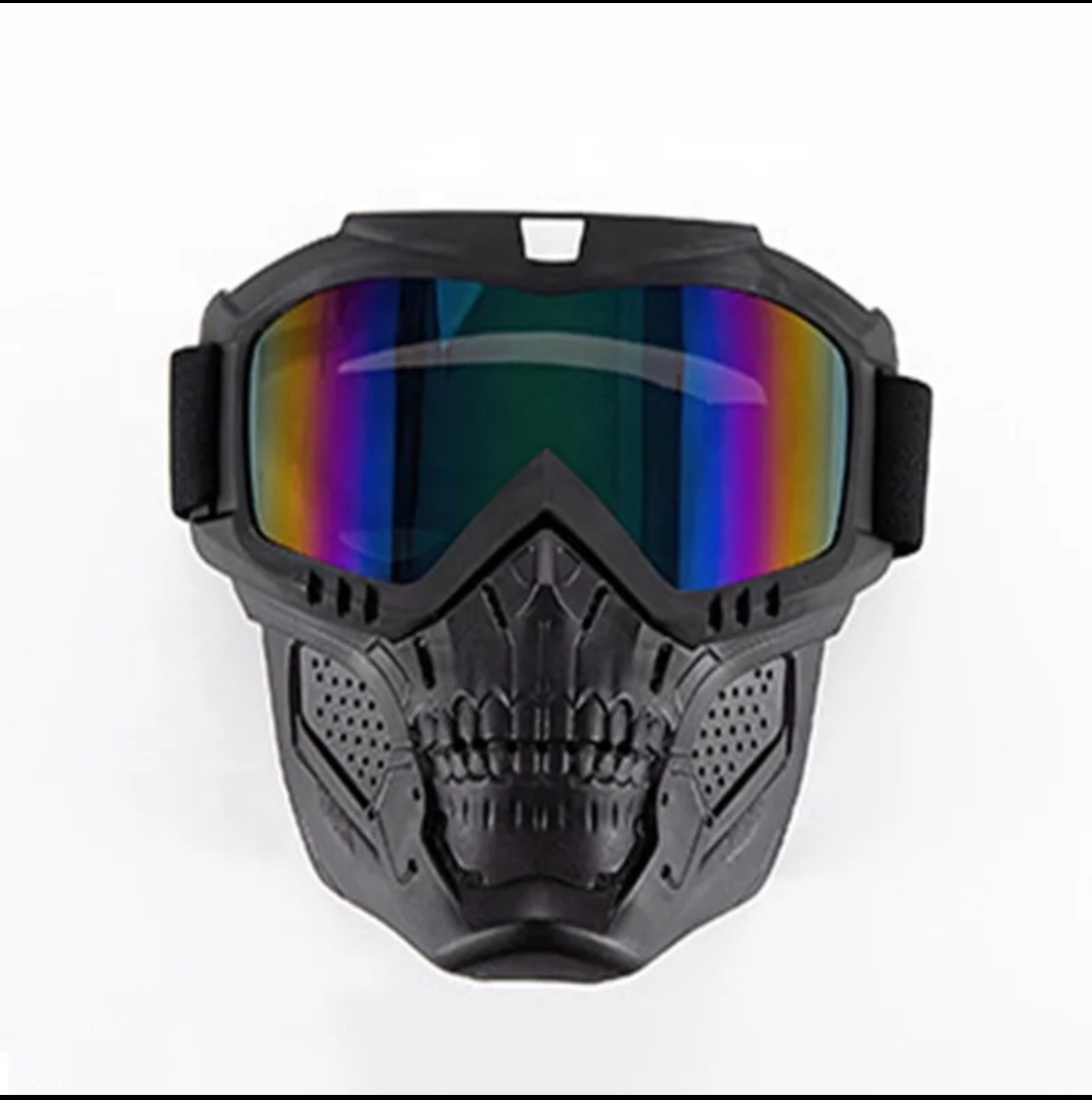Lunettes de moto coupe-vent avec masque de protection