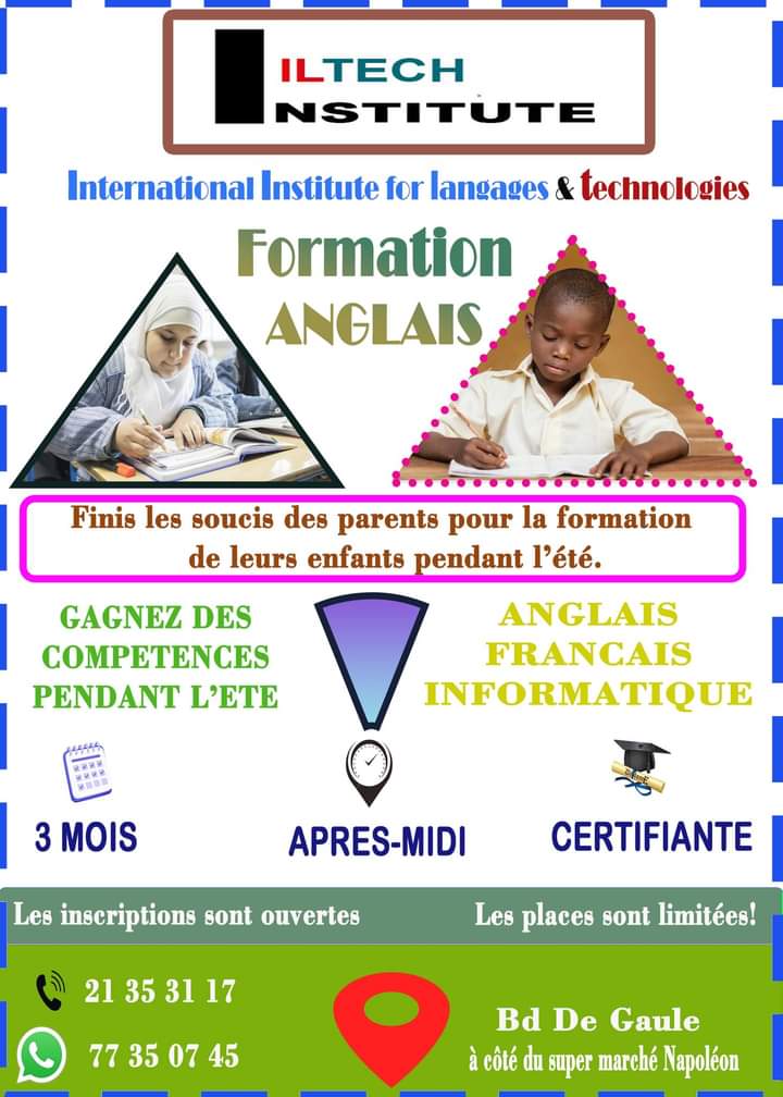 Cours d’anglais certifiants pour enfants - Été 2025 - ILTECH Institute