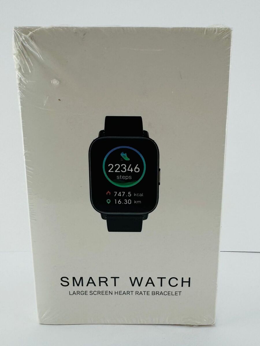 Montre Connectée avec Bracelet Cardio et Grand Écran