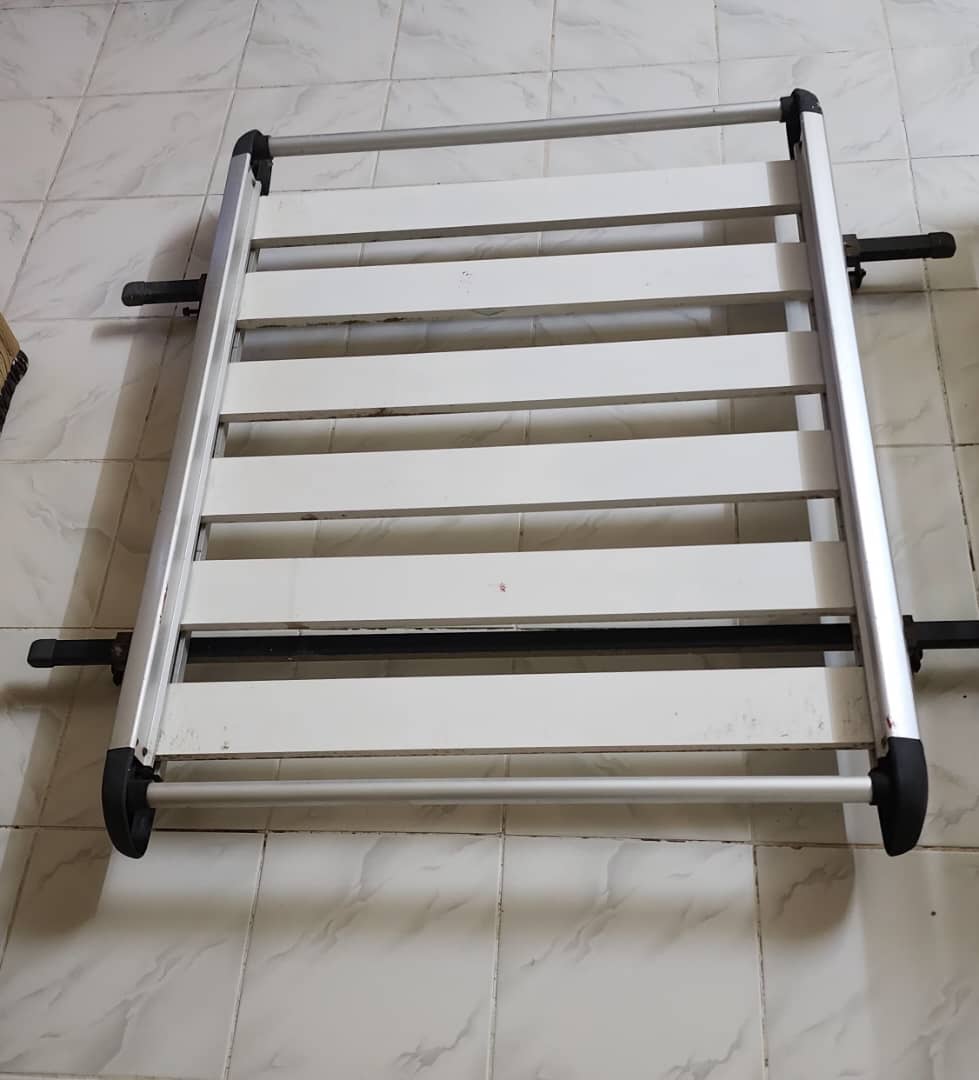 Porte bagage en aluminium grand format - bon état