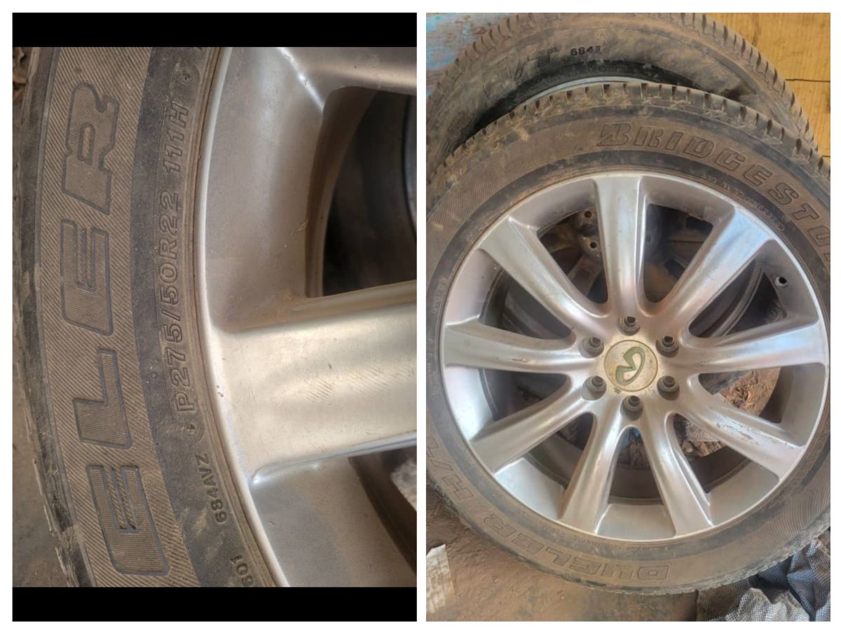 Pneus P275/50R22 111H avec jantes en métal pour voitures