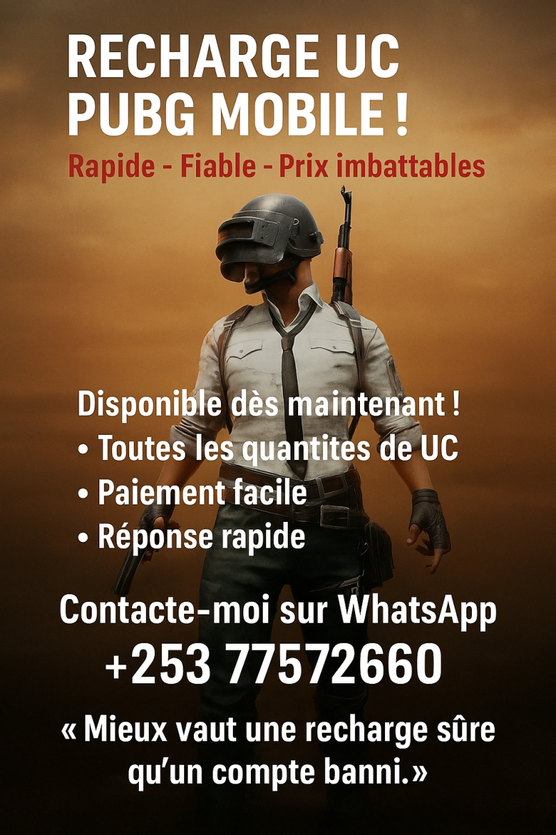 Recharge UC pour Pubg