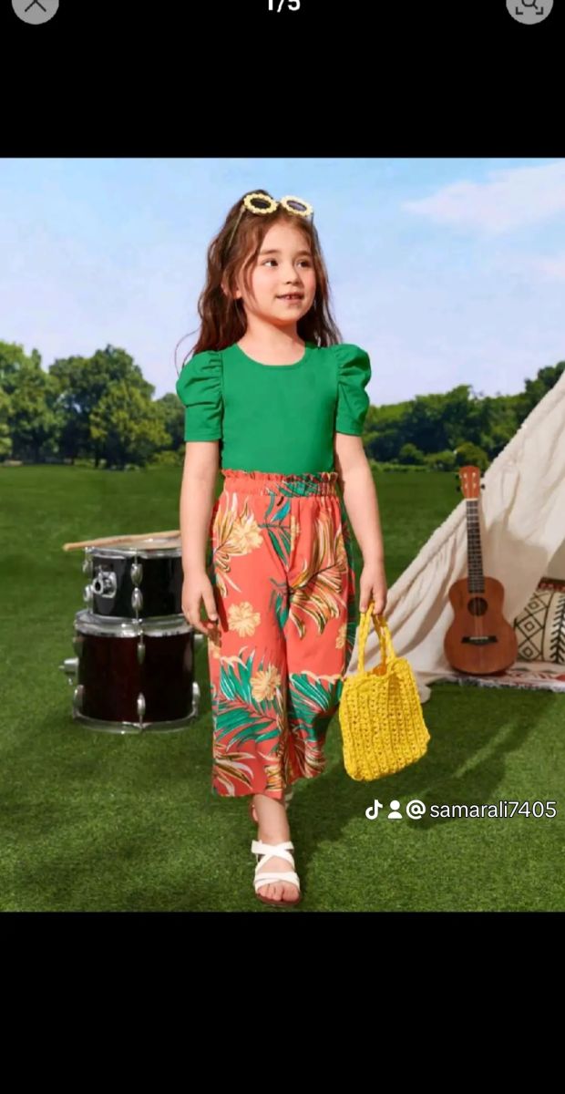 Vêtements pour enfants et grande fille, tailles L et XL