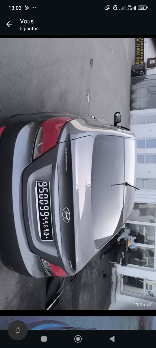 Hyundai Accent 2015, diesel, boîte automatique, excellent état