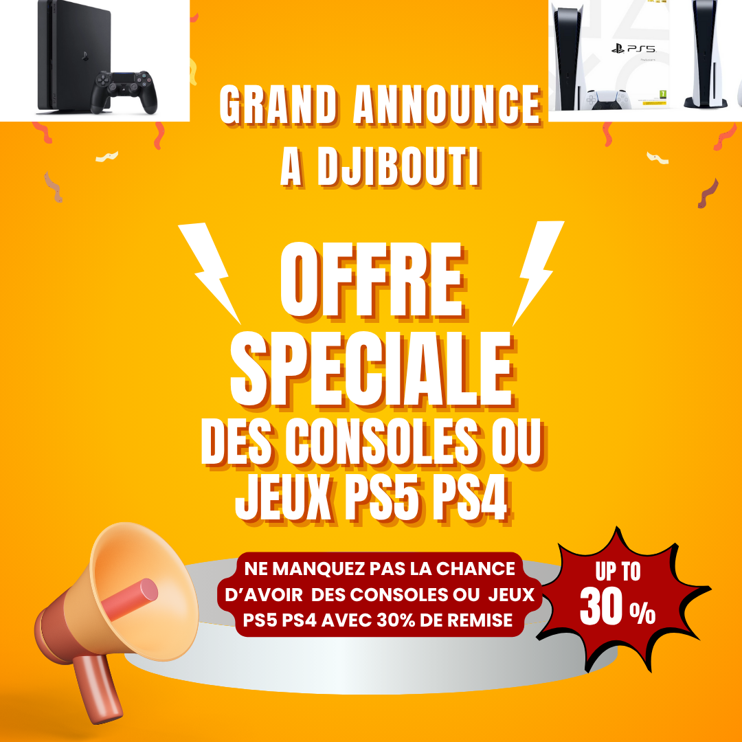 Offre incroyable: Consoles et jeux PS5 et PS4 à prix réduit !