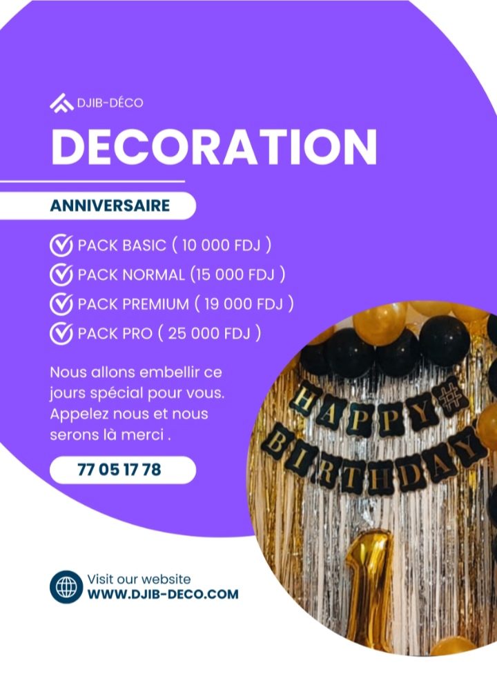 Décoration d\'anniversaire - Embellissez votre journée spéciale!