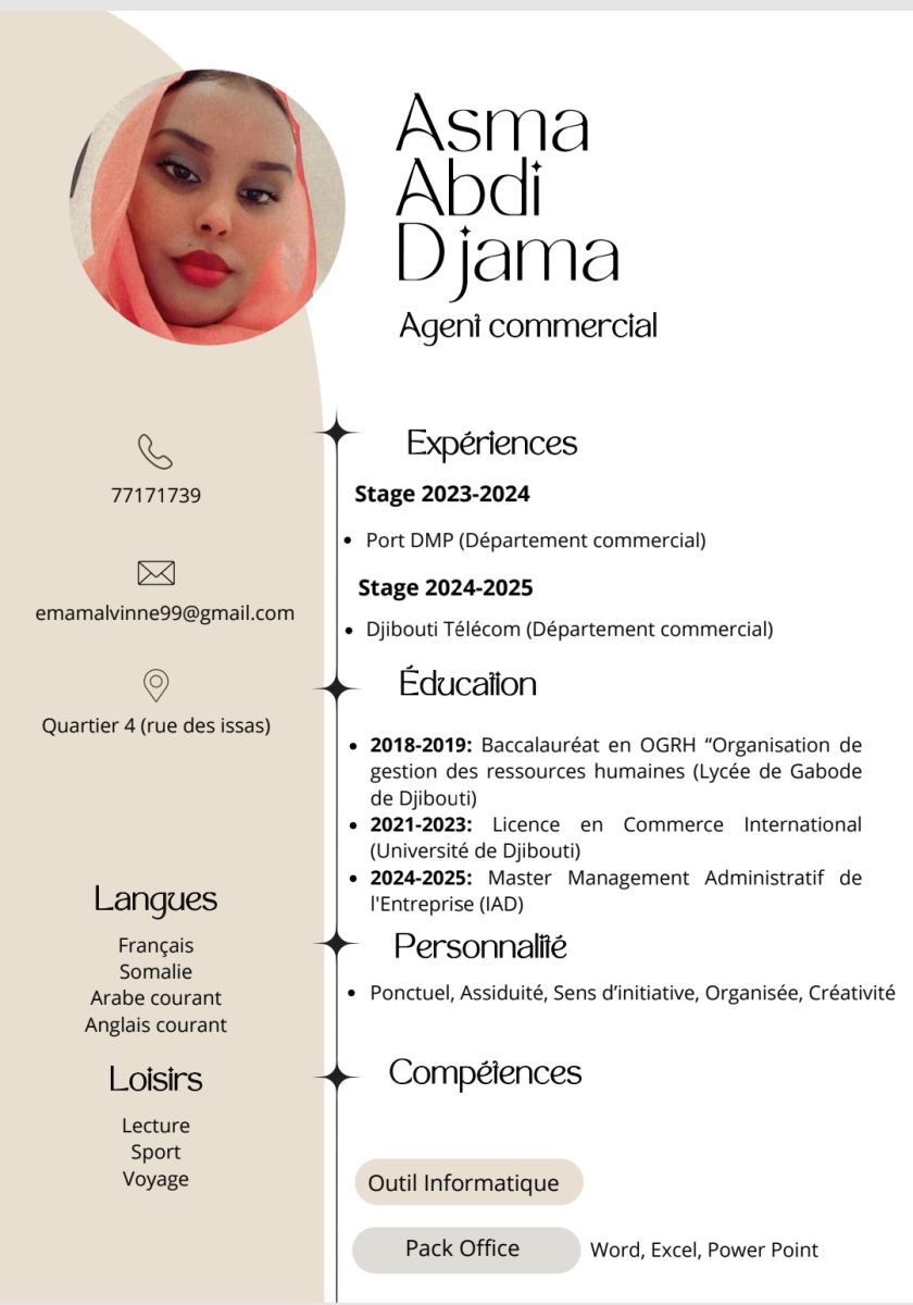 Diplômée en commerce international cherche emploi dynamique et motivée