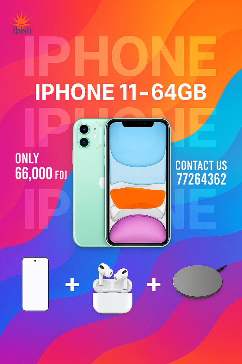 iPhone 11 Neuf 64 Go 100% original, prix négociable