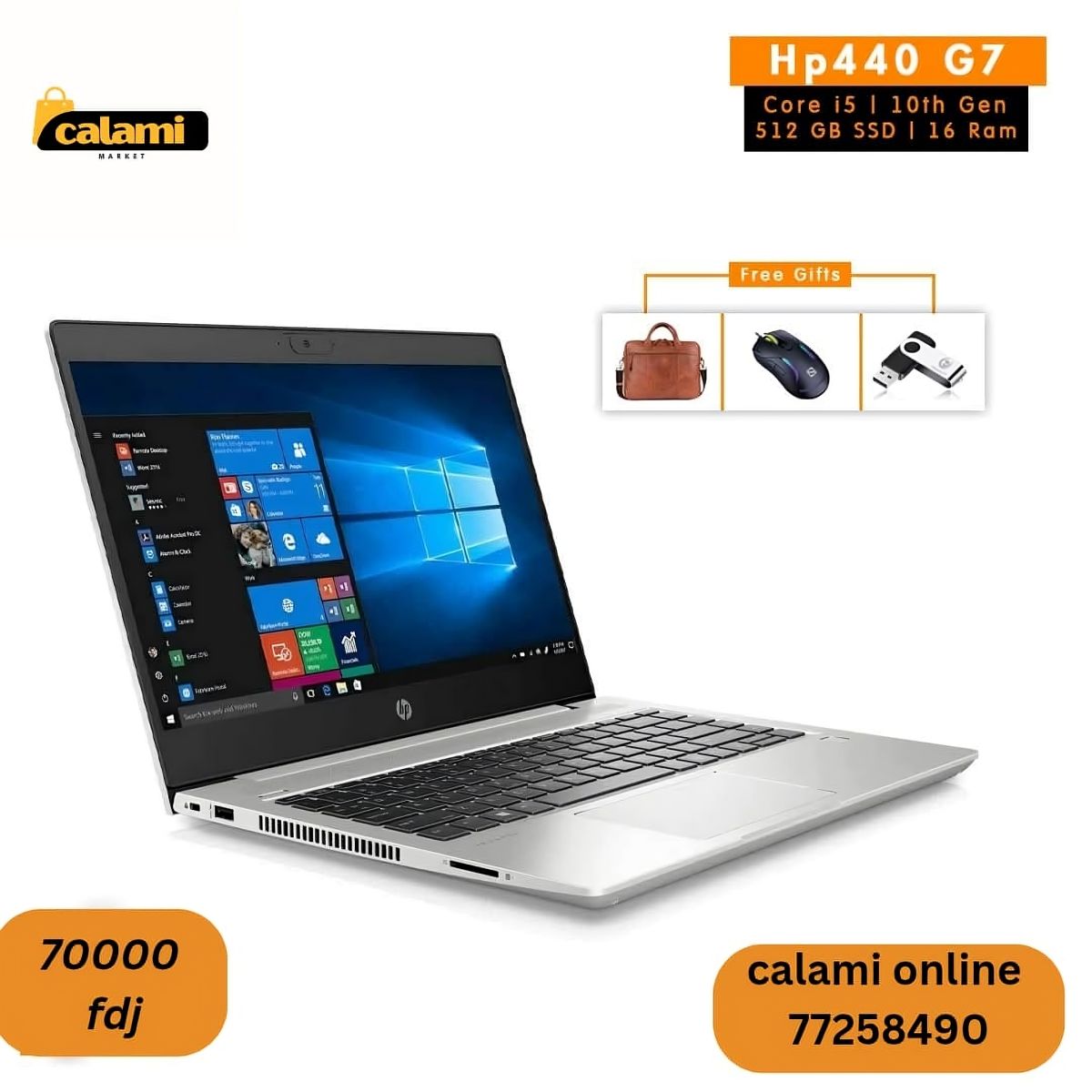 Ordinateur portable HP 440 G7 – Core i5, 512 Go SSD, 16 Go RAM