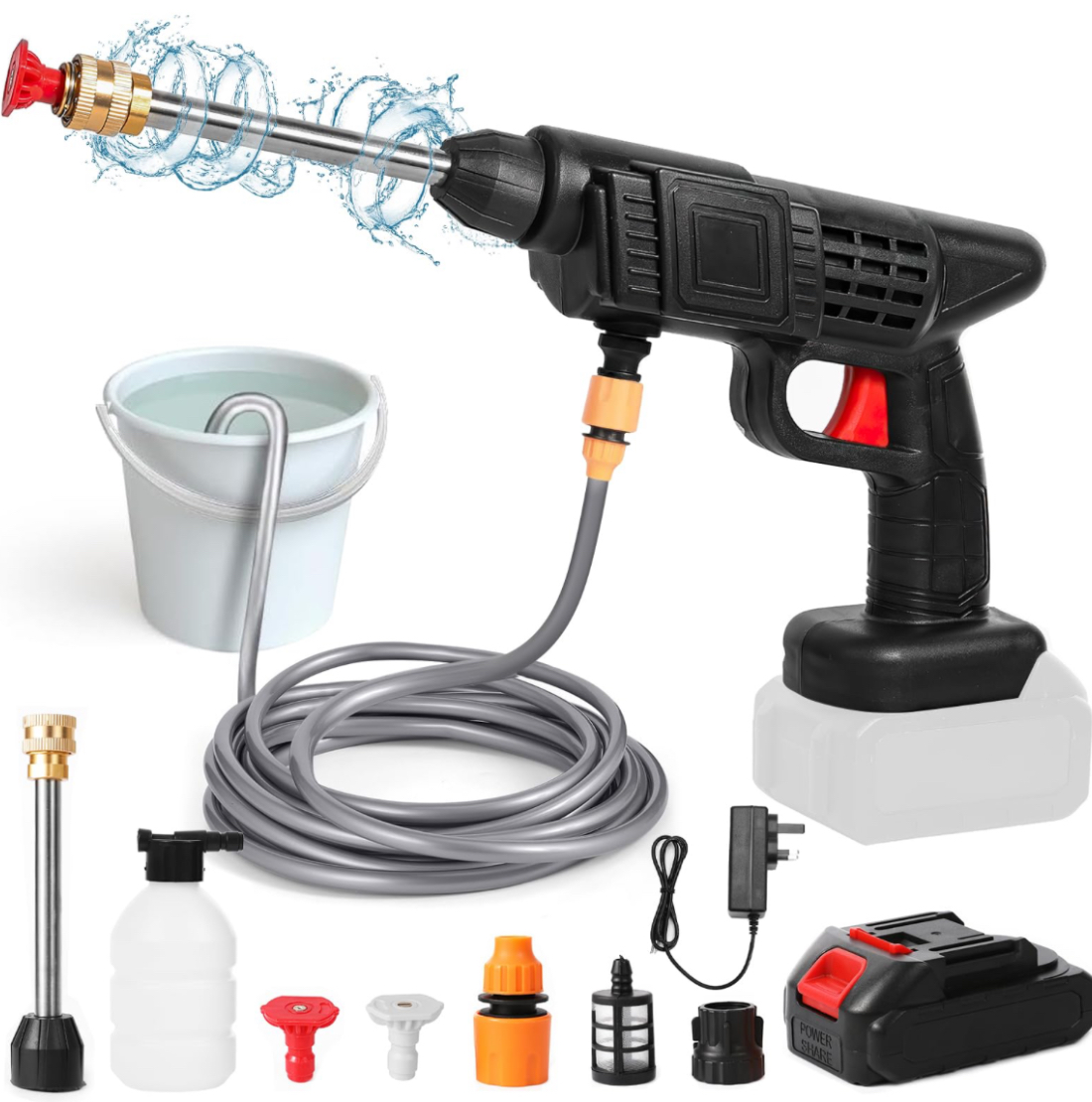 Pistolet à eau pour lavage de voiture - comme neuf