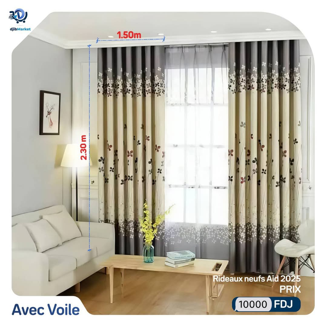 Rideaux et voilages prix abordables