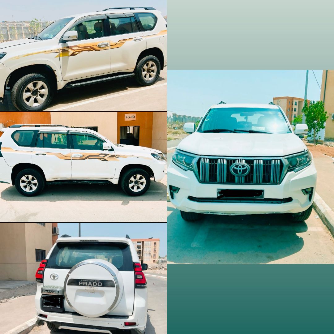 Toyota Prado TXL 4x4 diesel avec clim et mini frigo - Chauffeur inclus