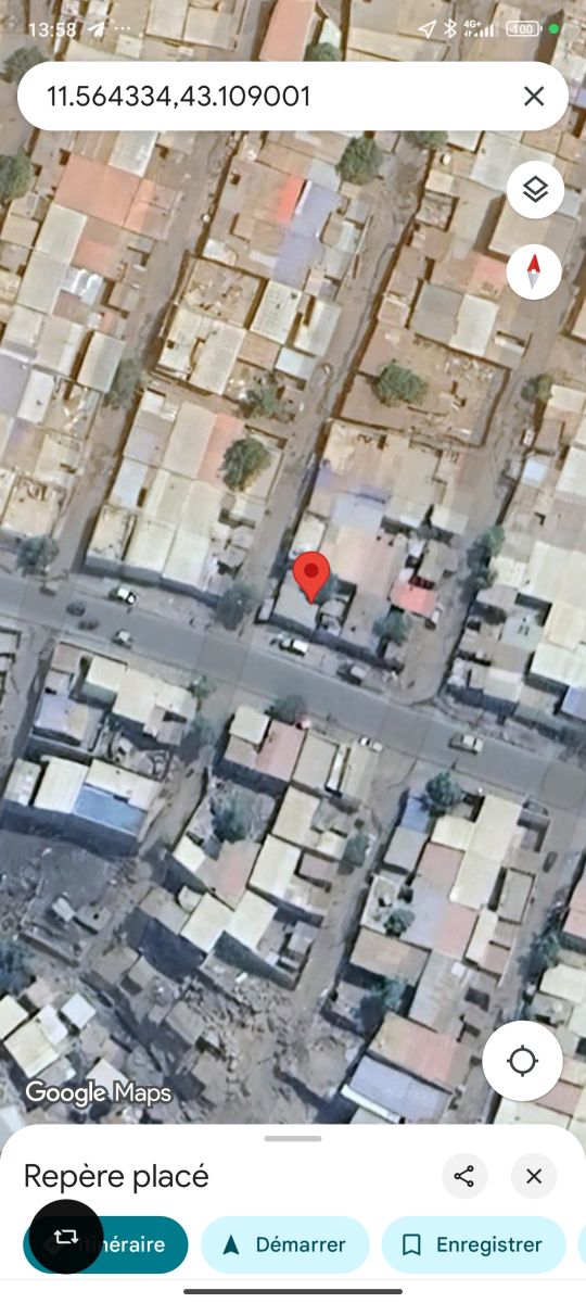 Terrain de 120m² à vendre à Balbala Quartier 5