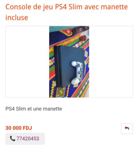 Console de jeu PS4 Slim en excellent état