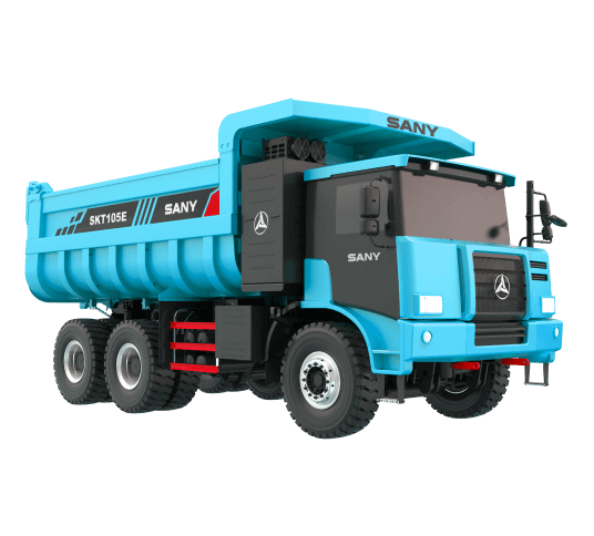 Camion minier électrique SANY SKT105E – 423 kWh, 740 kW