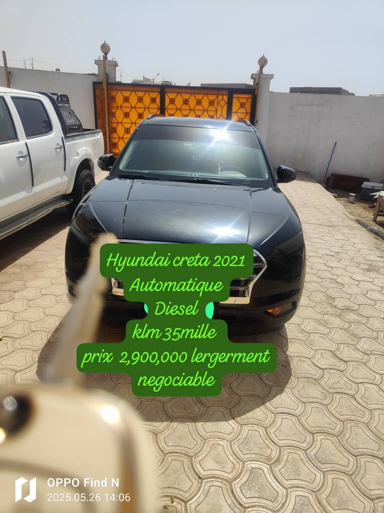 Hyundai Creta 2021, diesel, automatique, état impeccable