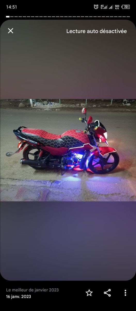 Moto Hero 125, excellent état