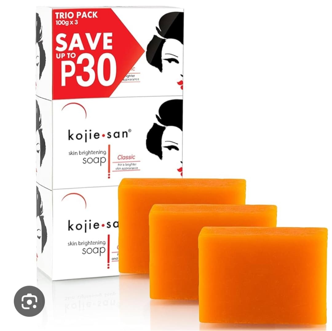 Pack 3 savons Kojie San éclaircissants