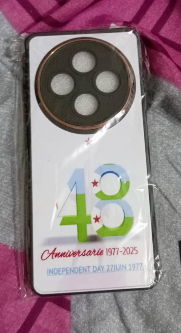 Coque anniversaire Djibouti pour Redmi 14