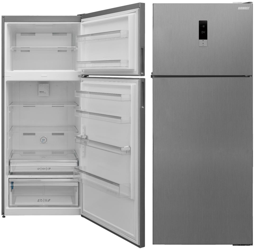 Réfrigérateur Airmost 424 L inox - Promotion de 12%