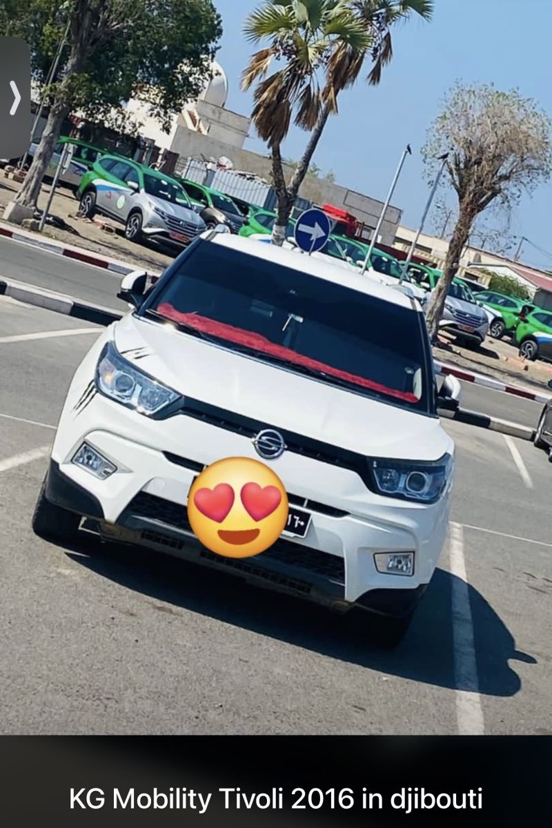 SUV SsangYong tivoli.