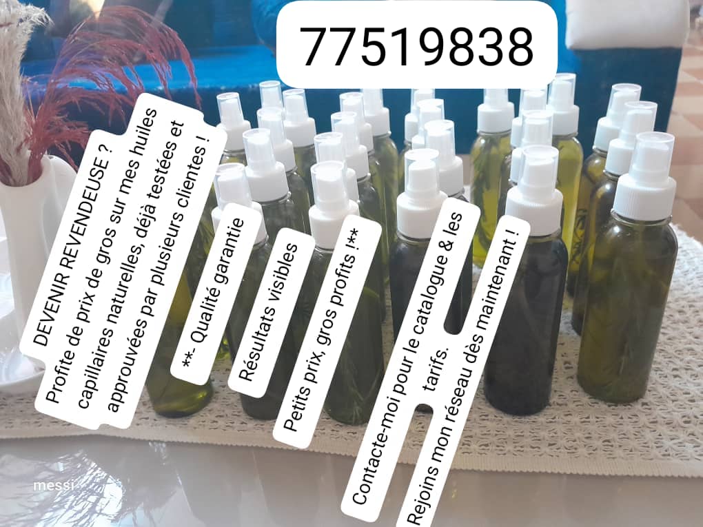 Huile naturelle pour cheveux, nourrissante et sublimante