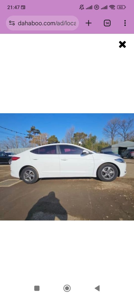 Hyundai Accent 2017, berline, boîte automatique, gasoil, climatisation à louer