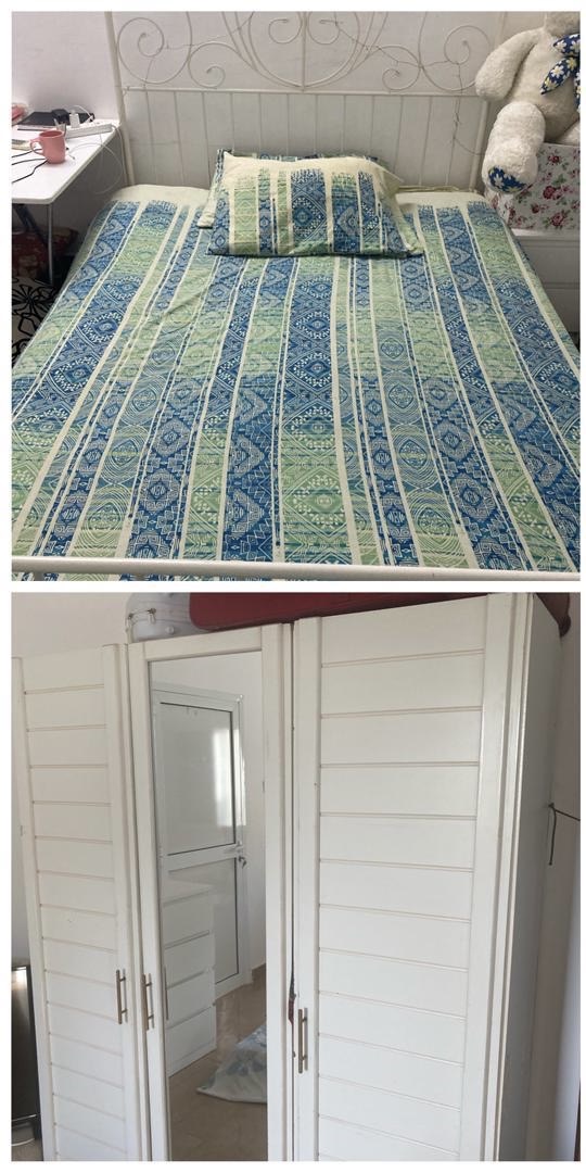Armoire et lit confortables à vendre