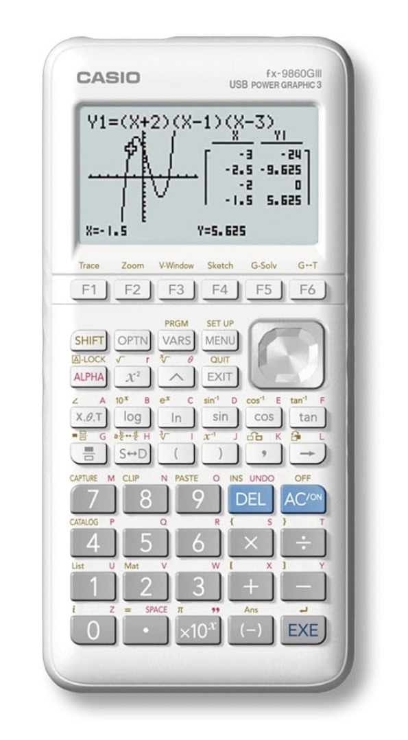 Calculatrice Casio FX-5980 avec programmes pour 1ère et Tle