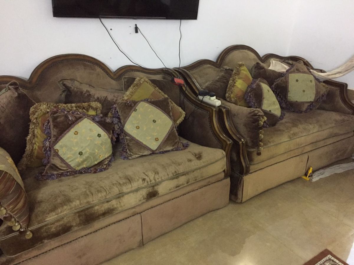 Canapé 3 pièces élégant avec coussins assortis