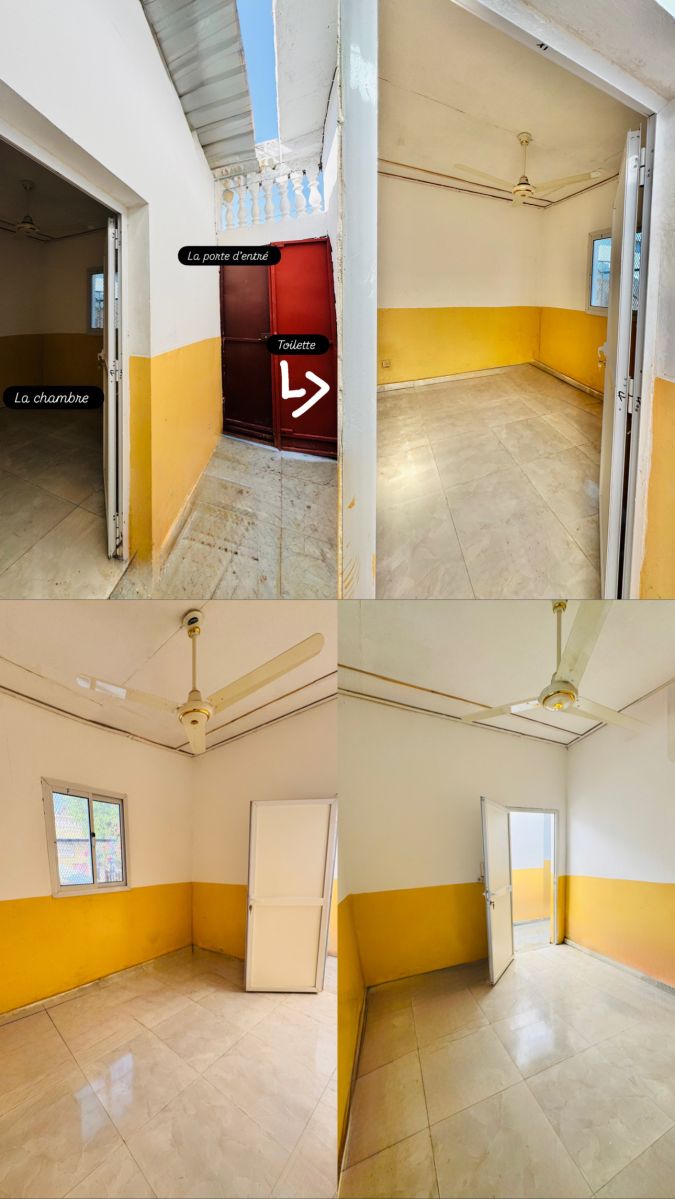 Chambre individuelle neuve à louer chez famille calme à Karton