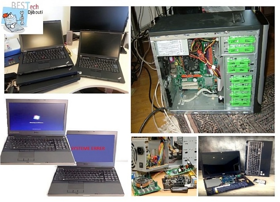 Maintenance informatique pour PC - Réinstallation OS et installation réseaux.