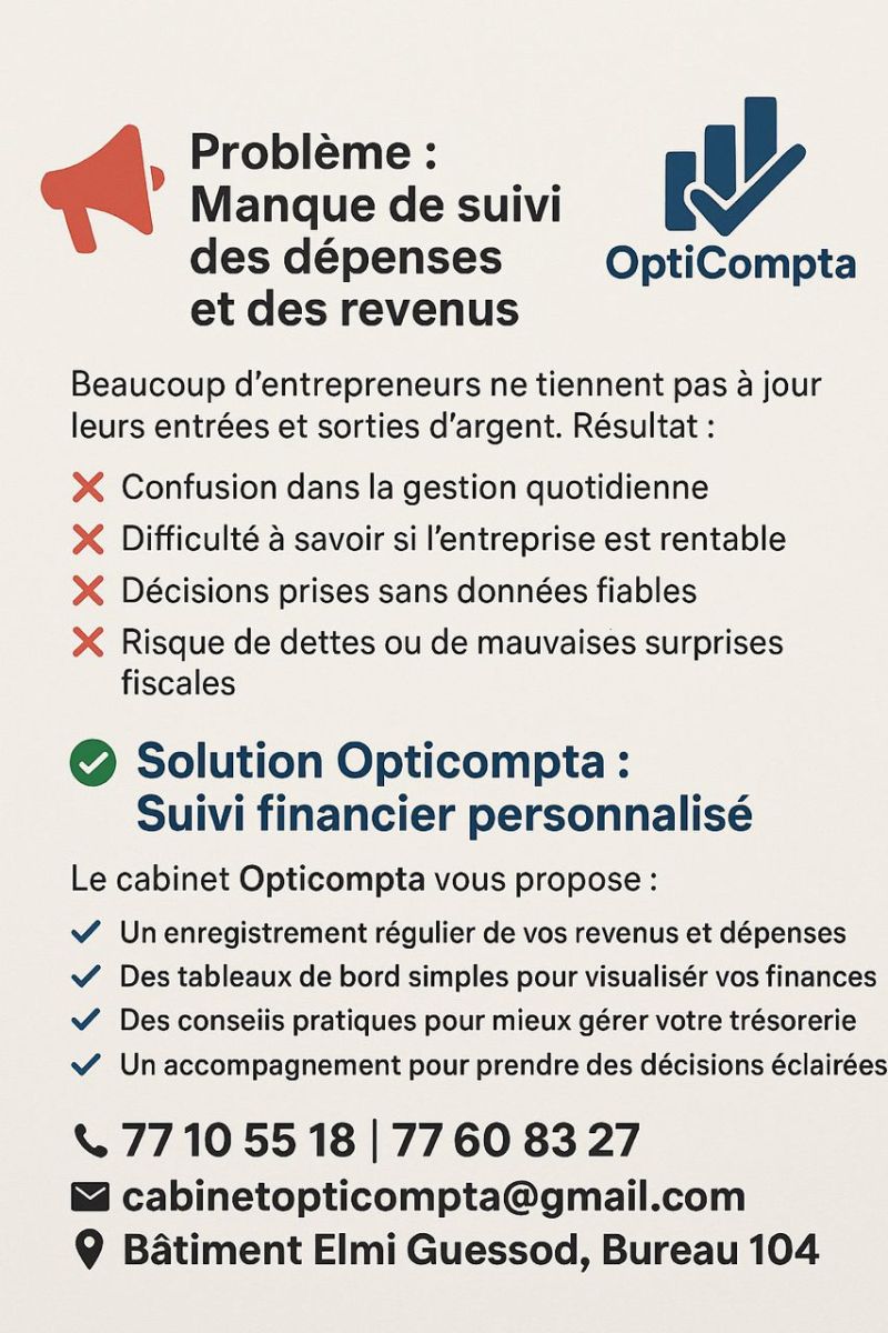 Cabinet comptable Opticompta - Votre partenaire de confiance pour une gestion efficace