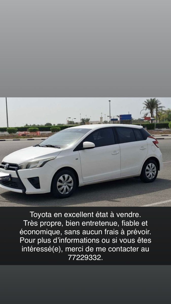 Toyota Yaris 2015, essence, automatique