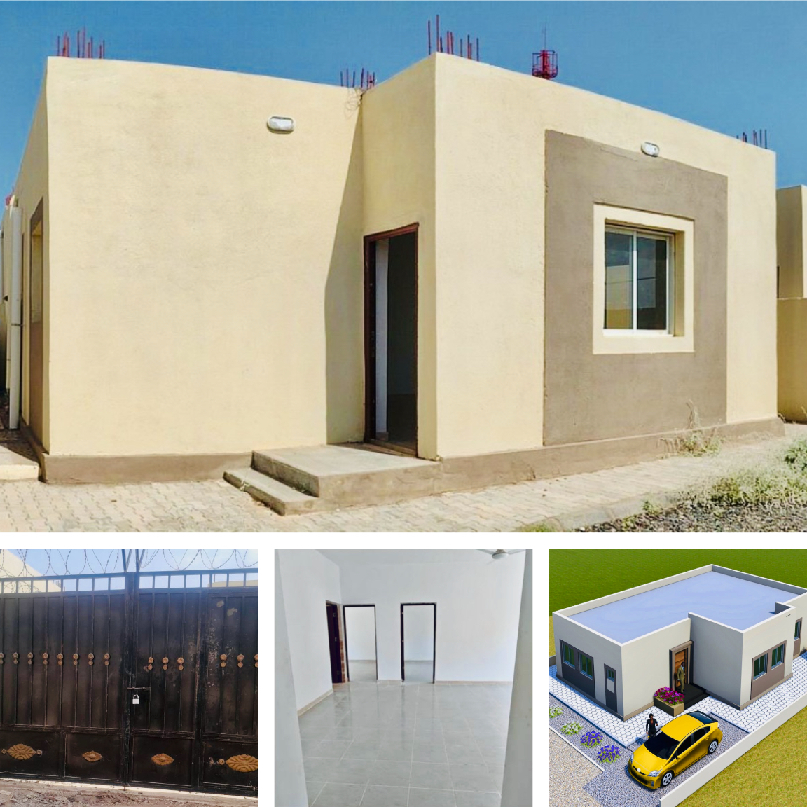 Villa F3 Moderne avec Parking Privé à Louer PK15 Futur City