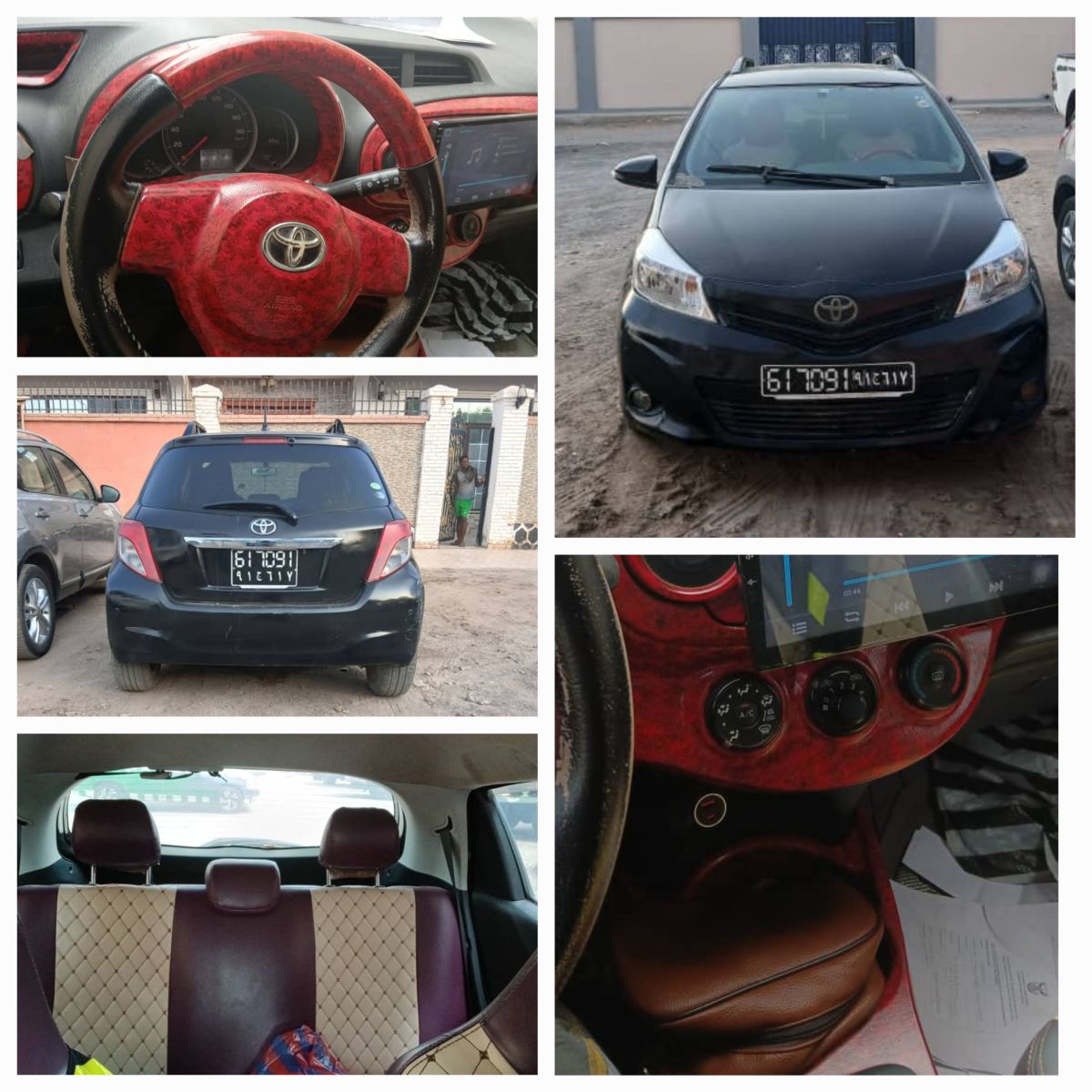 Toyota Vitz 2014, automatique, climatisé, écran android